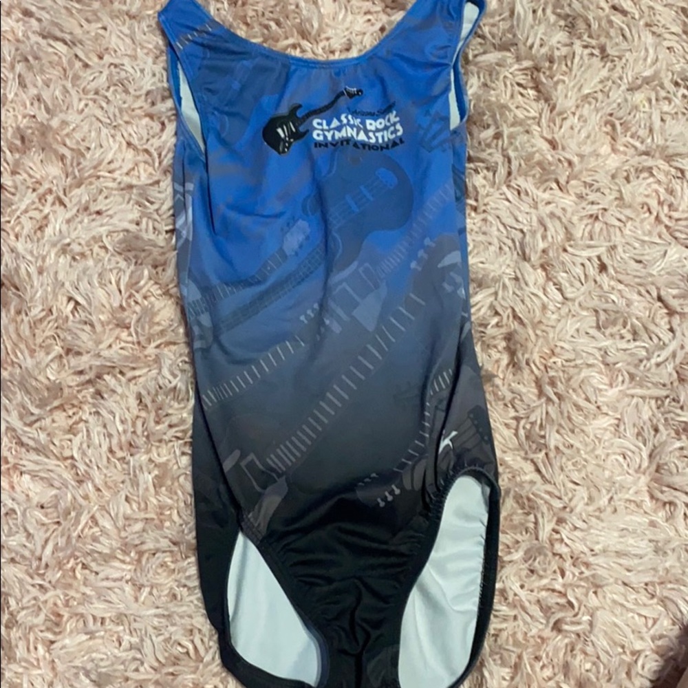 Classic Rock gymnastics invitational leotard
